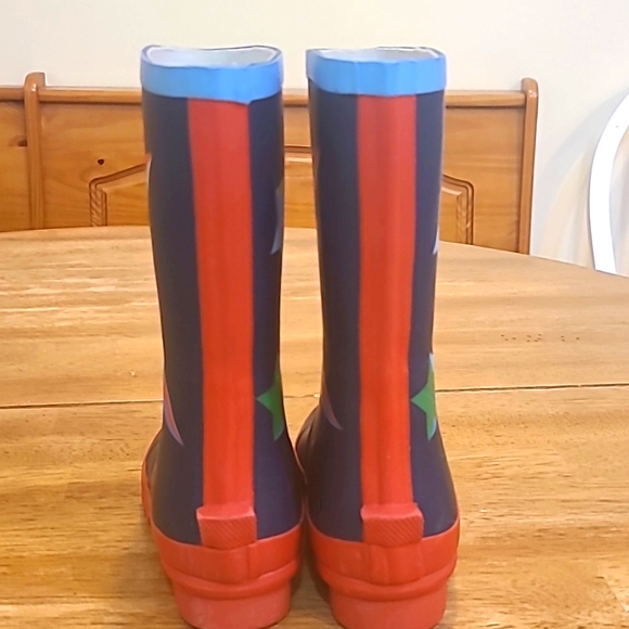Mini Boden Rubber Colorful Toddler Wellies Rain Boots College- Navy S… - Picture 2 of 4
